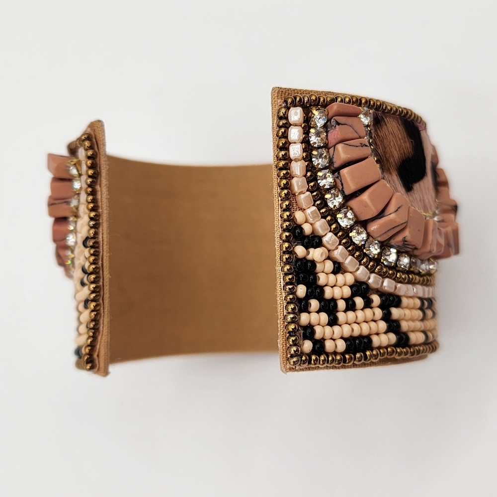 Beaded Cuff Bracelet NWOT - Picture 6 of 6